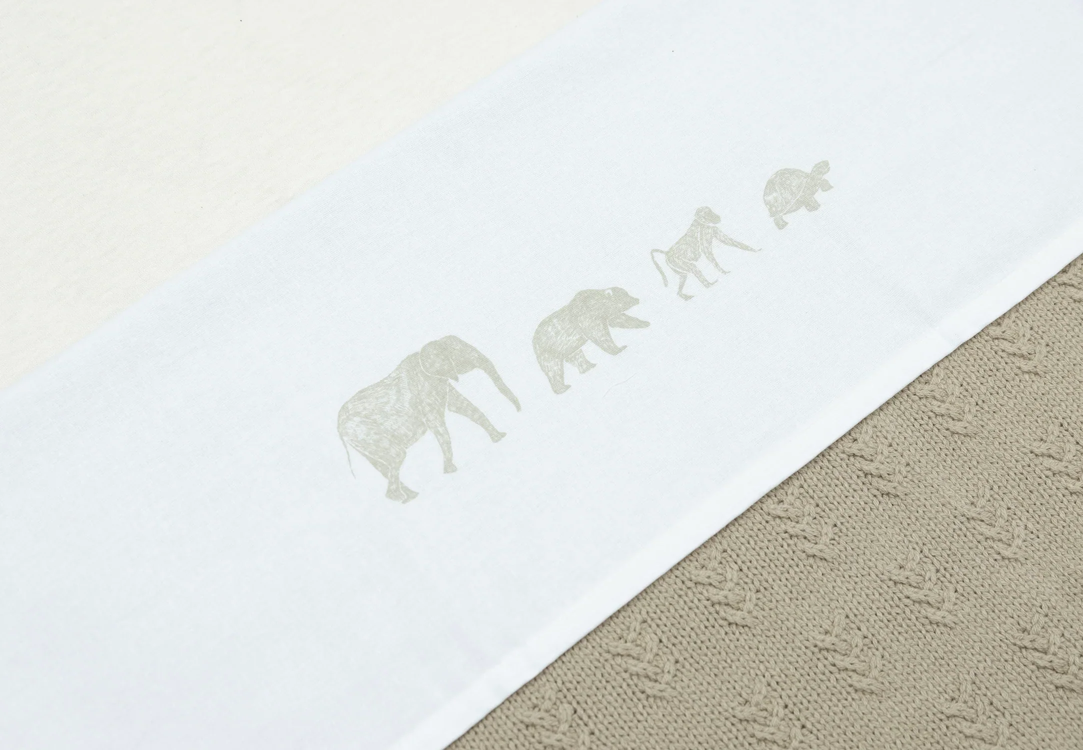 Ledikantlaken Animals babybed (120x150 cm) - Olive Green - Afbeelding 6