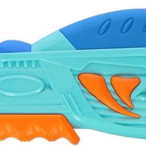 1x Waterpistolen/waterpistool blauw van 42 cm kinderspeelgoed – waterspeelgoed van kunststof – 350 ml