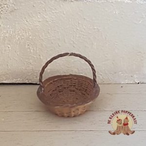 Rond mandje met hengsel