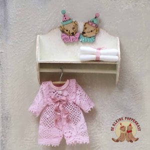 DIY zelfmaakpakket miniatuur kastje – met plankje en roede