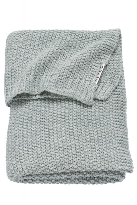 Wiegdeken Relief mixed (75x100 cm) - Stone Green - Afbeelding 3