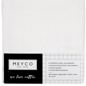 Hydrofiele doeken 6-pack - Wit