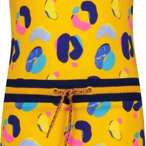 4PRESIDENT Meisjes jurk – Leopard AOP – Maat 98 – Meisjes jurken