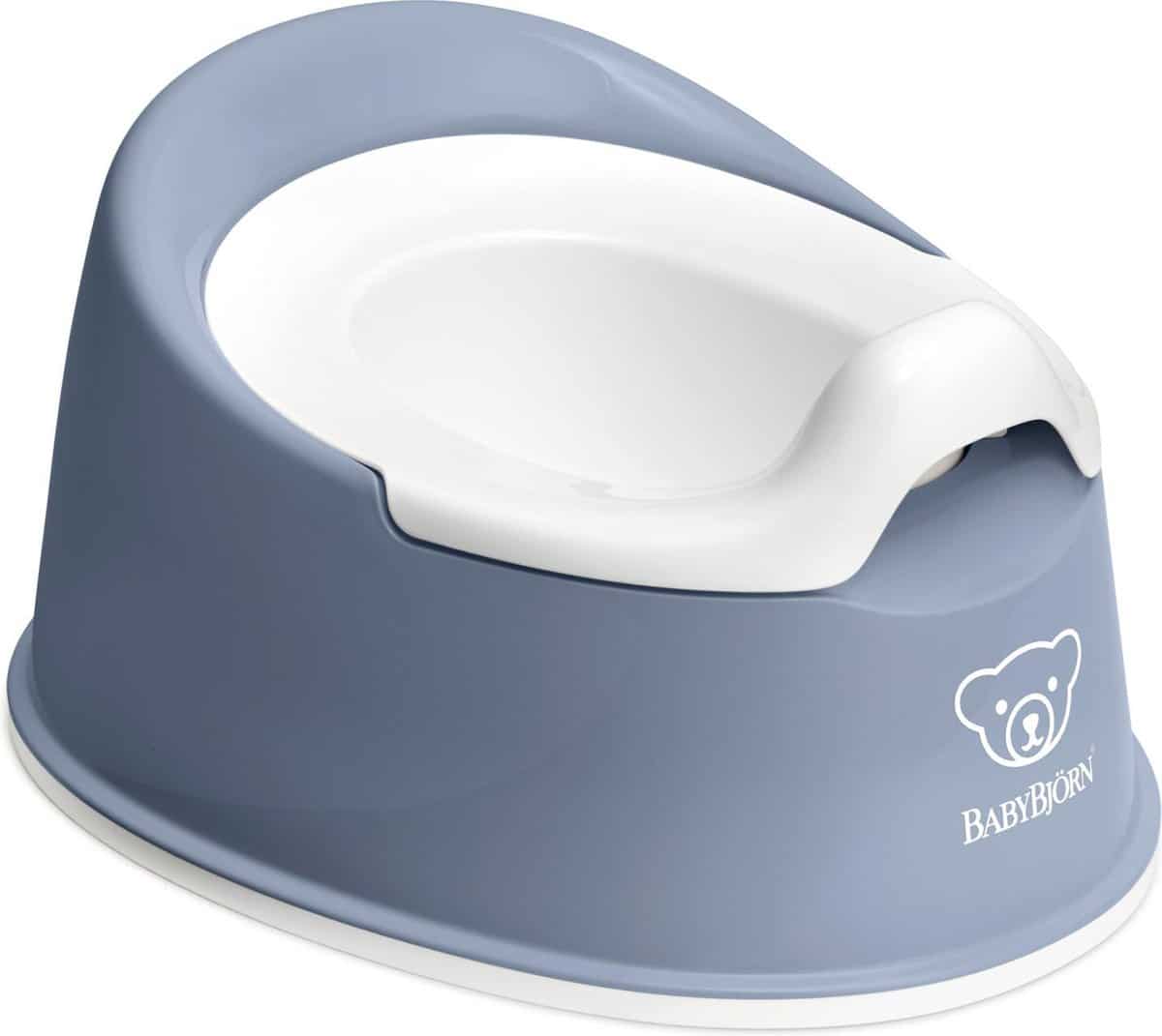 BabyBjörn Plaspotje Pienter – Diepblauw-Wit - Afbeelding 2