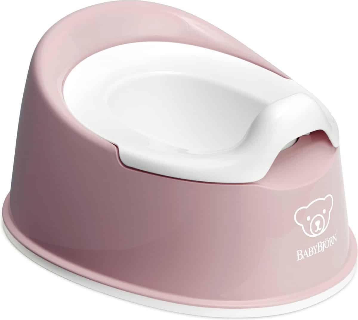 BabyBjörn Plaspotje Pienter – Pastelroze-Wit - Afbeelding 2