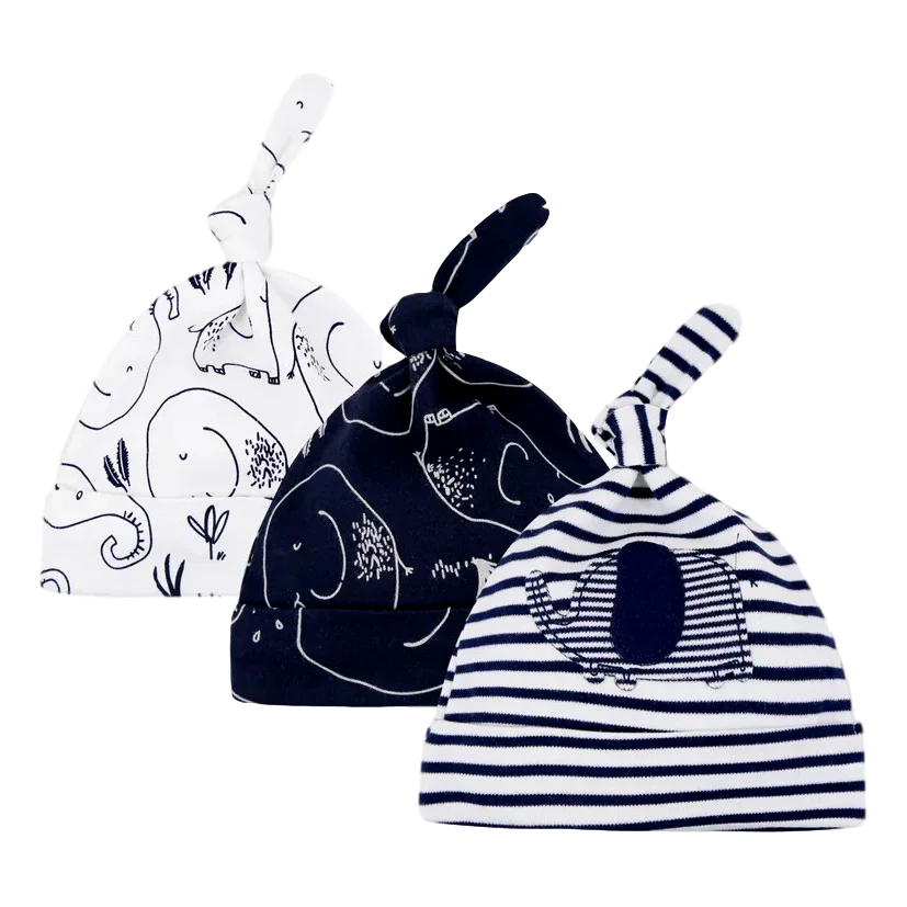 Babymuts set – Olifant gestreept