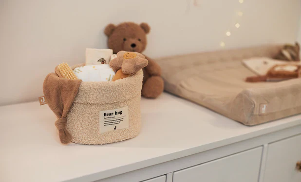 Commodemandje 14 x 18 cm Boucle beige - Afbeelding 3