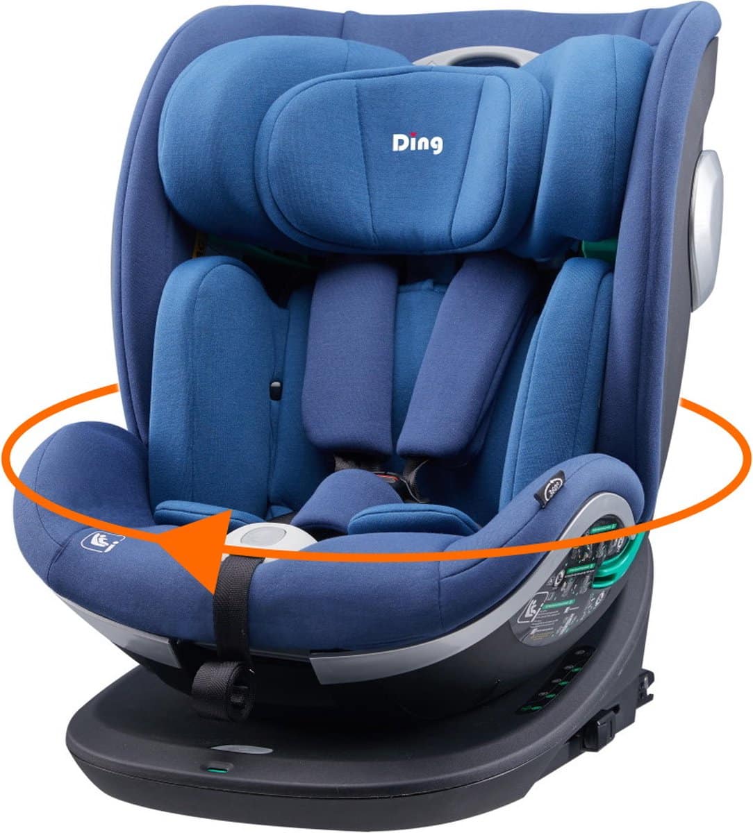 Ding Mace Blue 360° i-Size Autostoel 0-36kg DI-111919 - Afbeelding 2