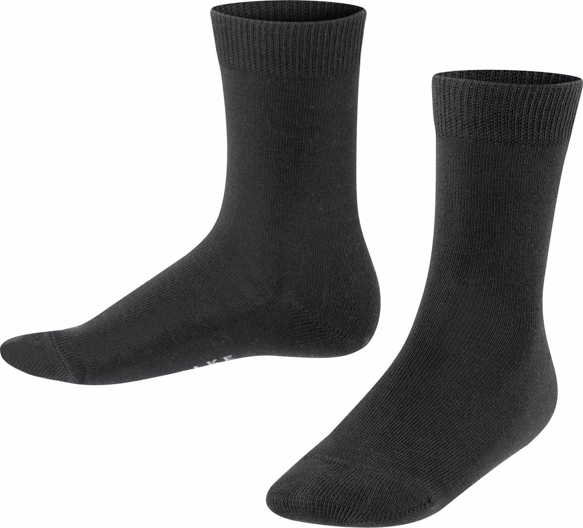 FALKE Family Kinderen Sokken – Zwart – Maat 19-22 - Afbeelding 2