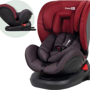 FreeON autostoel Linus 360° met isoFix Rood (0-36kg) – Groep 0-1-2-3 autostoel voor kinderen van 0 tot 12 jaar
