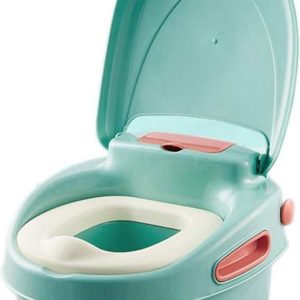 Housie 3-in-1 Plaspotje – Plaspotje kind – Potje peuter – Potje met deksel – WC potje peuter – WC Verkleiner – Opstapje – Groen