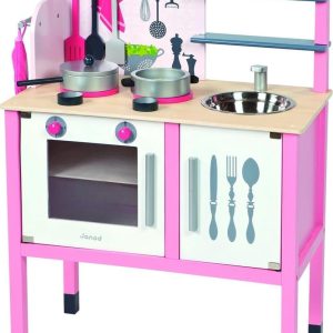 Janod Keukentje Mademoiselle rose inclusief 8 accessoires
