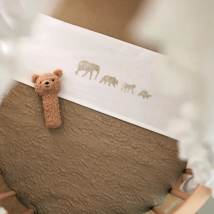 Ledikantlaken Animals babybed (120x150 cm) - Olive Green - Afbeelding 2