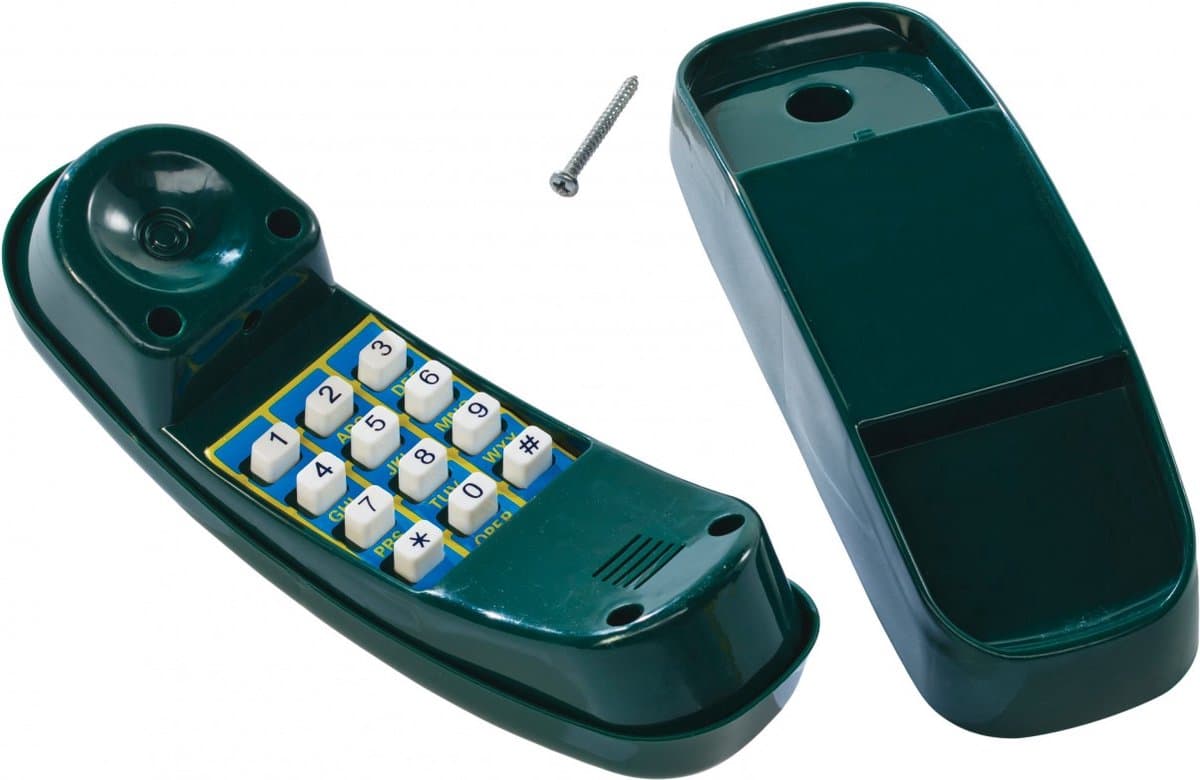 KBT Speelgoed Telefoon in Groen van kunststof – Accessoire voor Speelhuis of Speeltoestel - Afbeelding 2