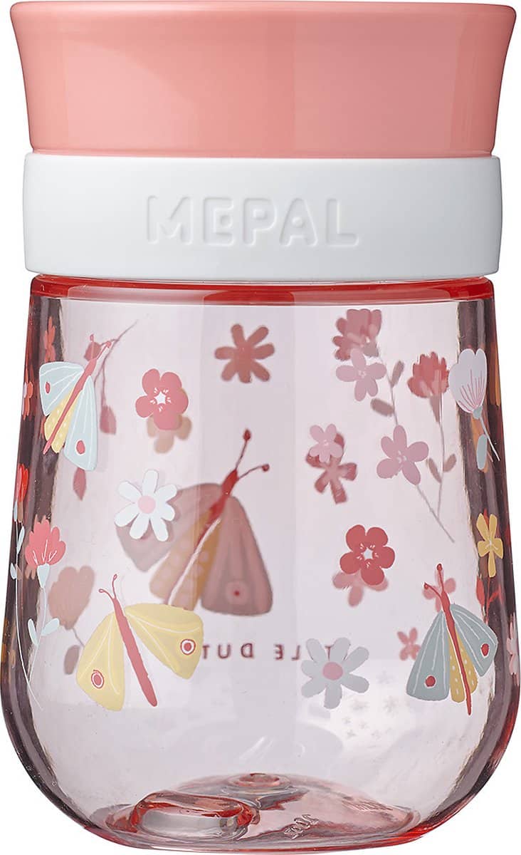 Mepal – Mio 360° oefenbeker – Little Dutch – 300 ml – Drinkbeker – Flowers & butterflies - Afbeelding 2