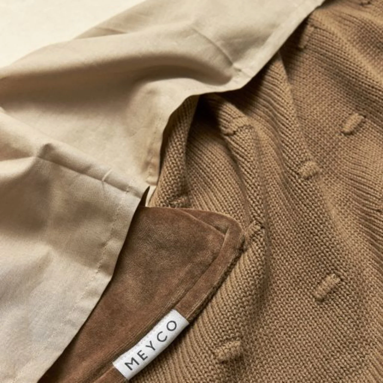 Ledikantlakens 2-pack offwhite/taupe - Afbeelding 2
