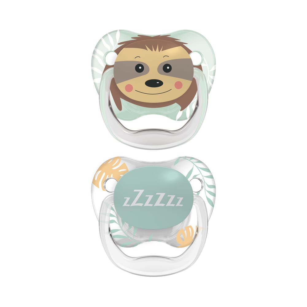 Dr. Brown’s Fopspeen 2-pack animal faces fase 2 - Afbeelding 2