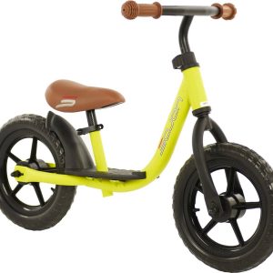 Sajan Loopfiets – Jongens en Meisjes – 2 Jaar – Buitenpeelgoed – Mat-Geel