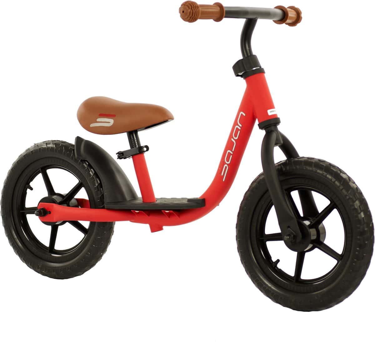 Sajan Loopfiets – Jongens en Meisjes – 2 Jaar – Buitenpeelgoed – Mat-Rood - Afbeelding 2