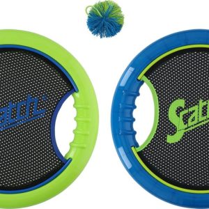 Scatch Buitenspeelgoed Trampoline Peddelbal – Tennisspel – 2 Batjes en 1 Bal