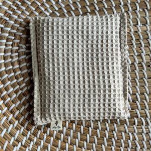 Sensorisch zakje beige wafel kersenpitten