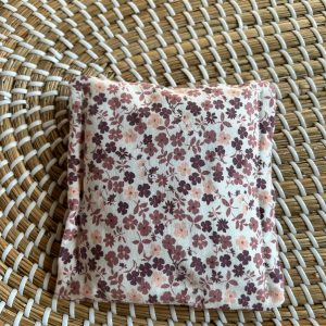 Sensorisch zakje mauve bloemen kersenpitten
