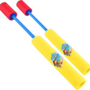 Waterpistolen 2-pack van Gard In – Foam Waterpistool – 35 cm – Waterspuiter voor Kinderen – Buitenspeelgoed / Waterspeelgoed – voor Jongens en Meisjes – Water Pistool / Pistolen – Water Gun / Watergun – Geel / Rood