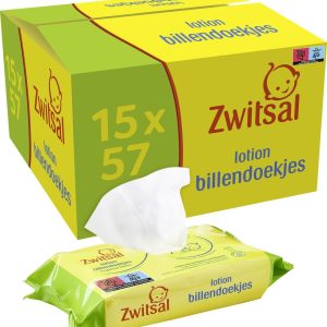 Zwitsal Lotion Billendoekjes Alcoholvrij – 975 doekjes – Voordeelverpakking