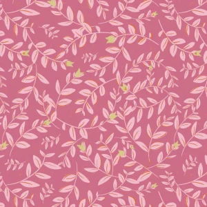 Behang Flora Fuchsia