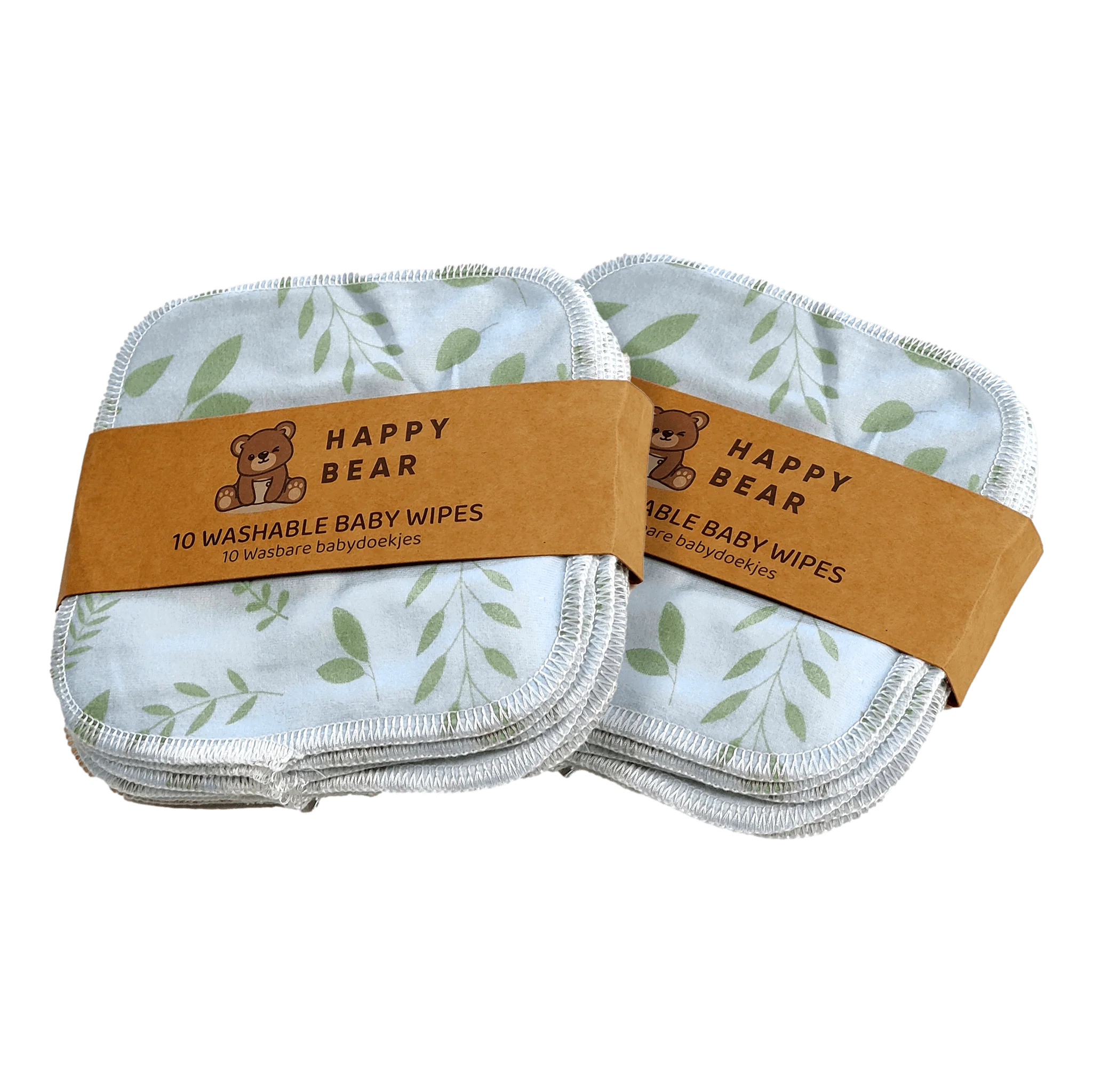 Babydoekjes bamboe print - 20 stuks