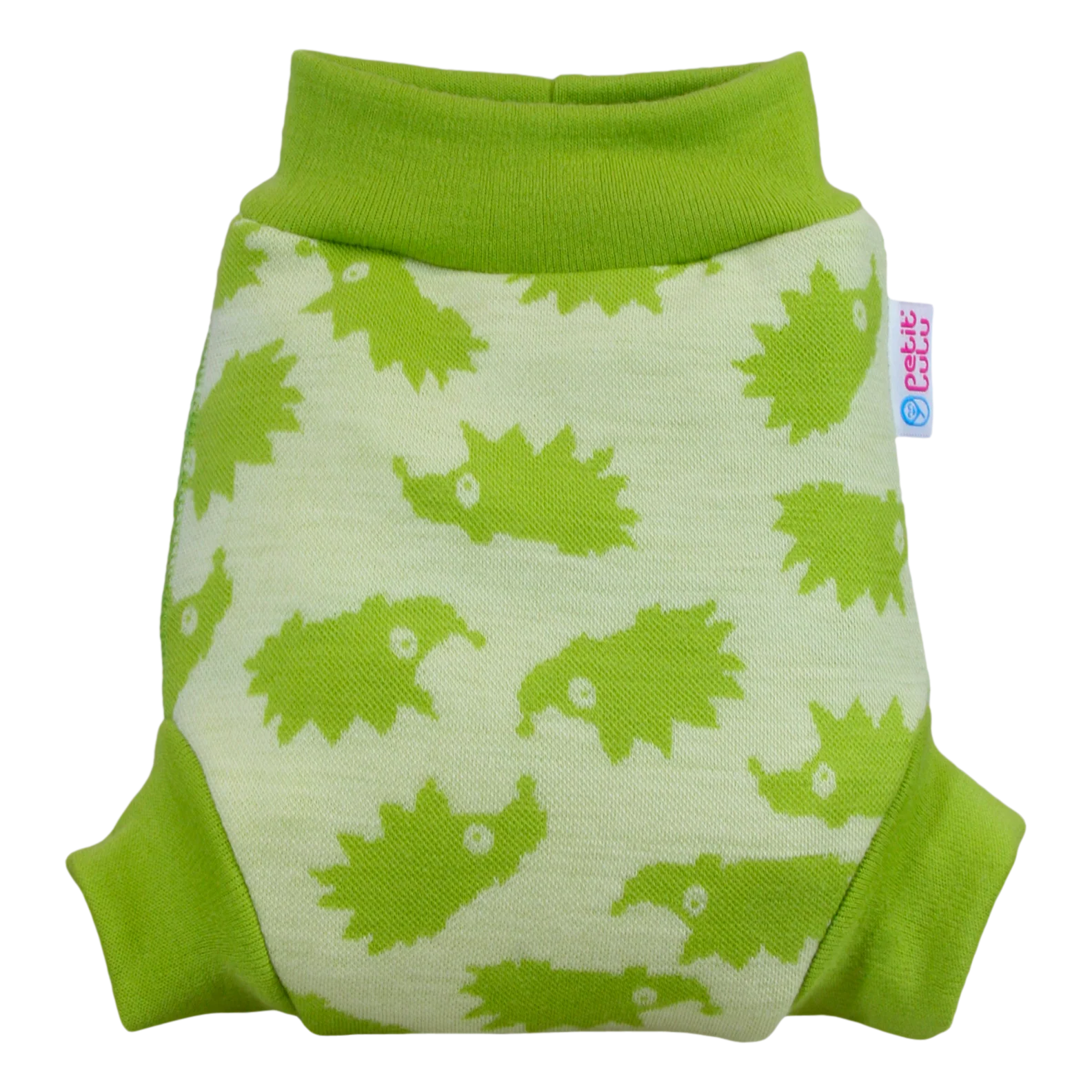 Petit Lulu wolbroekje – Egels groen
