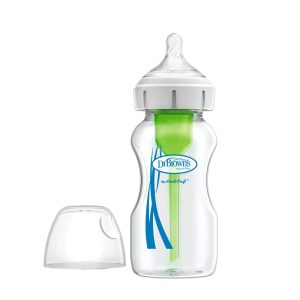 Dr. Brown’s Options+ Anti-colic Bottle | Brede halsfles 270 ml glas